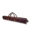 Vintage handmade Leather Flute Case – Holds Multiple Flutes | Vintage Brown