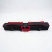 Professional Multi Bansuri Flute Case – Holds Multiple Flutes | Black & Red