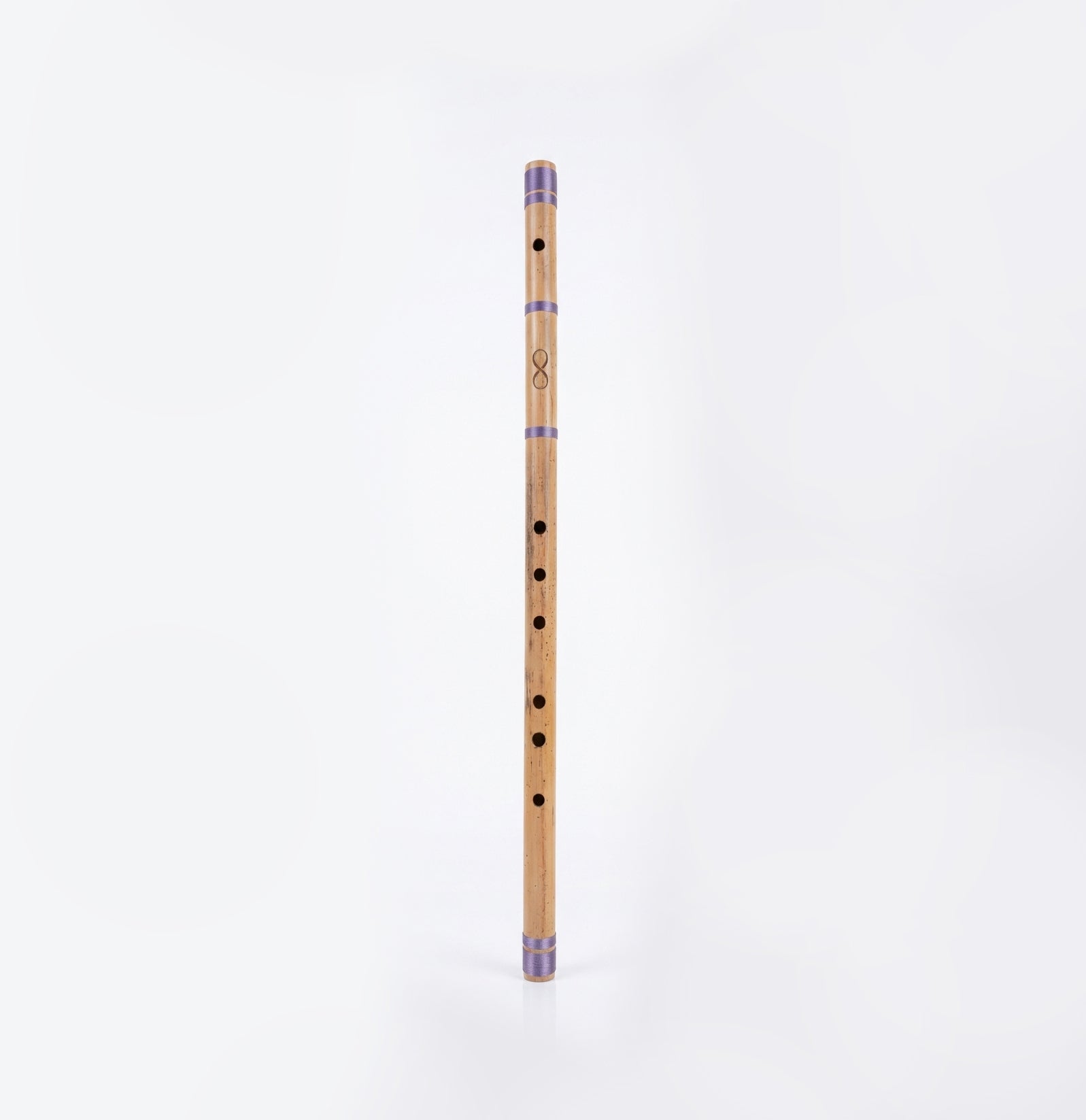 Professional D Base Scale Bansuri Flute with Case - 32 Inch