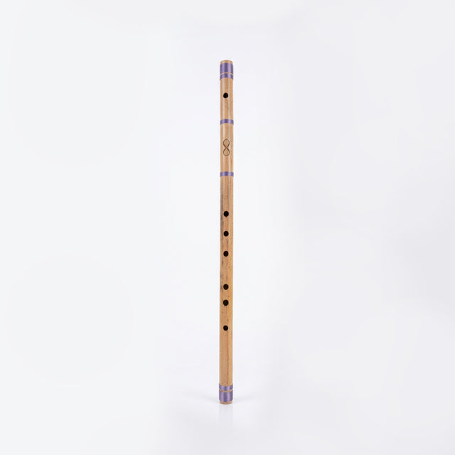 Professional E Base Scale Bansuri Flute with Case - 30 Inch