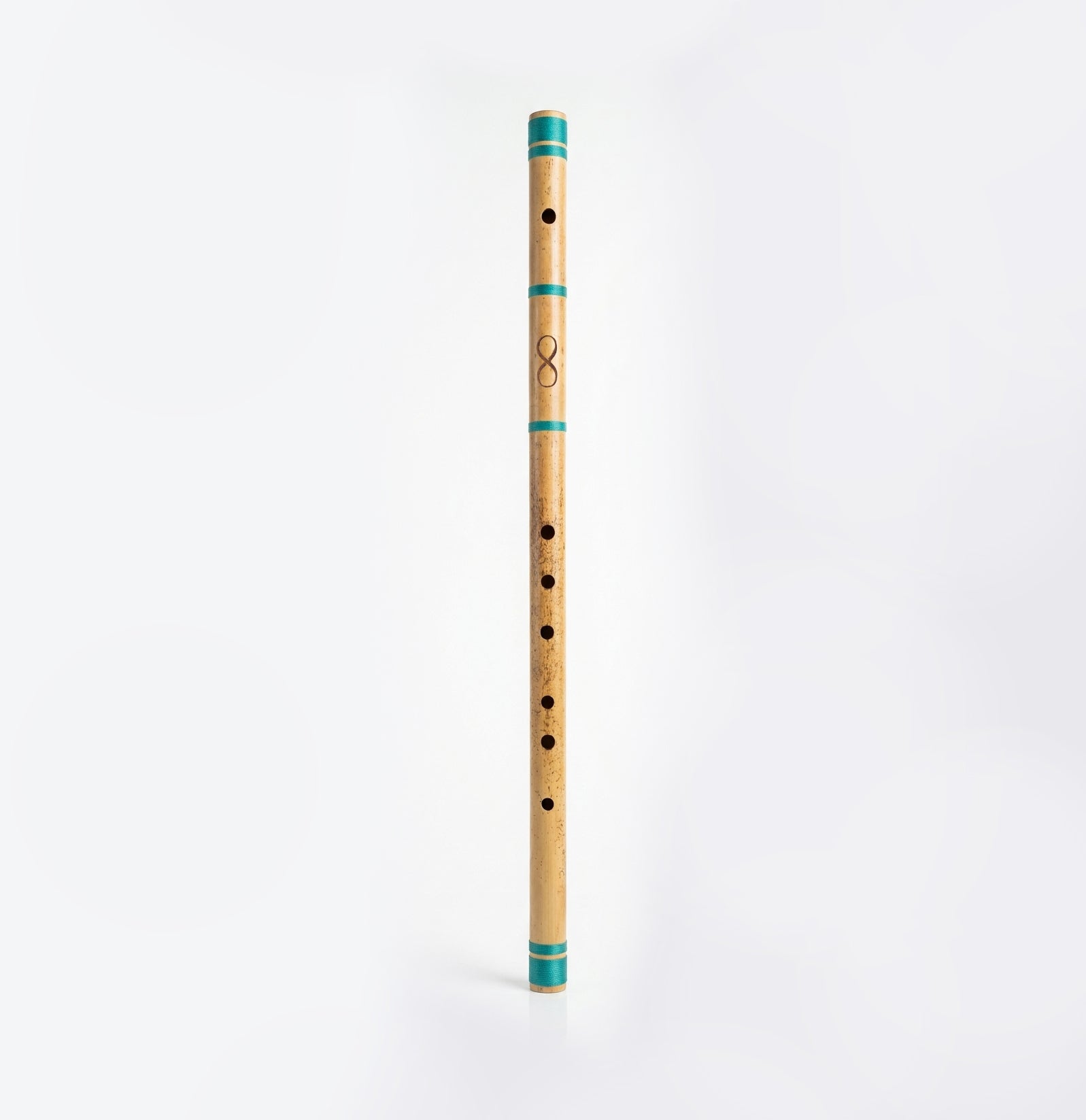Professional D Base Scale Bansuri Flute with Case - 32 Inch
