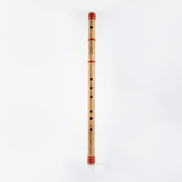 Professional E Base Scale Bansuri Flute with Case - 30 Inch