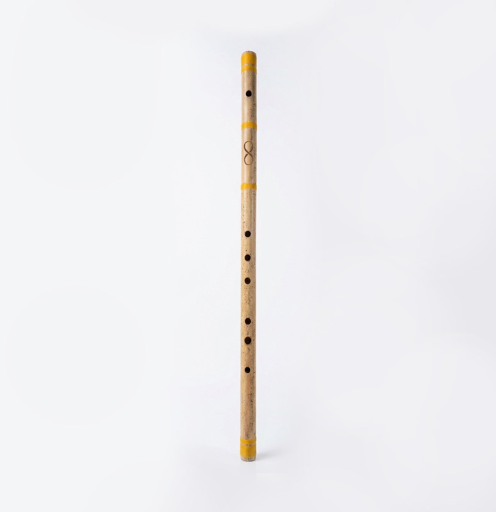 Professional D Base Scale Bansuri Flute with Case - 32 Inch