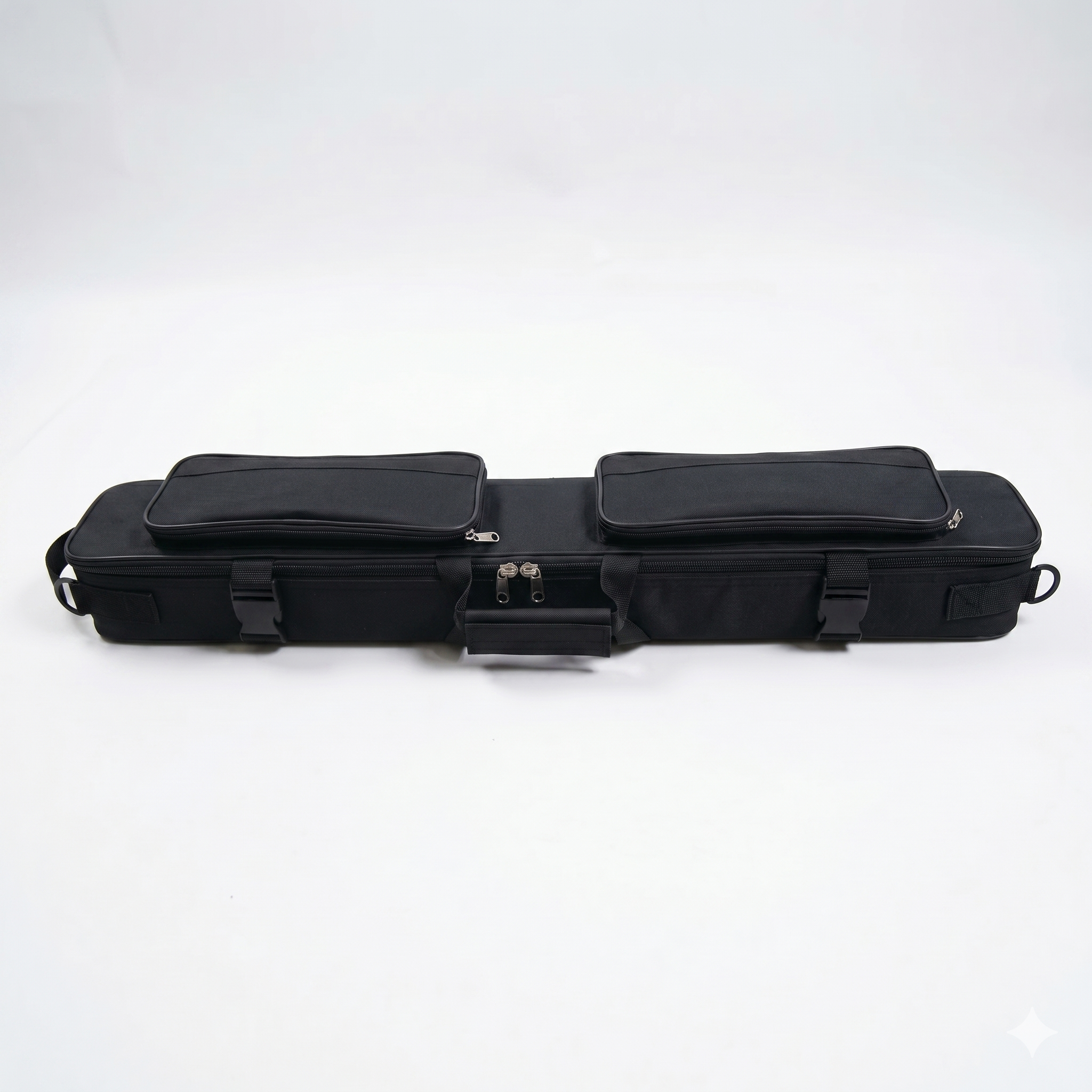 Professional Multi Bansuri Flute Case – Holds Multiple Flutes | Black & Red