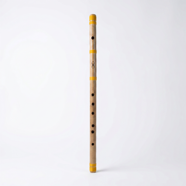 Professional G Base Scale Bansuri Flute with Case - 25 Inch