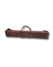 Antique handmade Leather Flute Case – Holds Multiple Flutes | Dark Brown