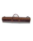 Antique handmade Leather Flute Case – Holds Multiple Flutes | Dark Brown