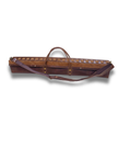 Antique handmade Leather Flute Case – Holds Multiple Flutes | Dark Brown