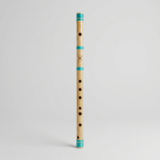 Professional C# Middle Scale Bansuri Flute with Case - 18 Inch