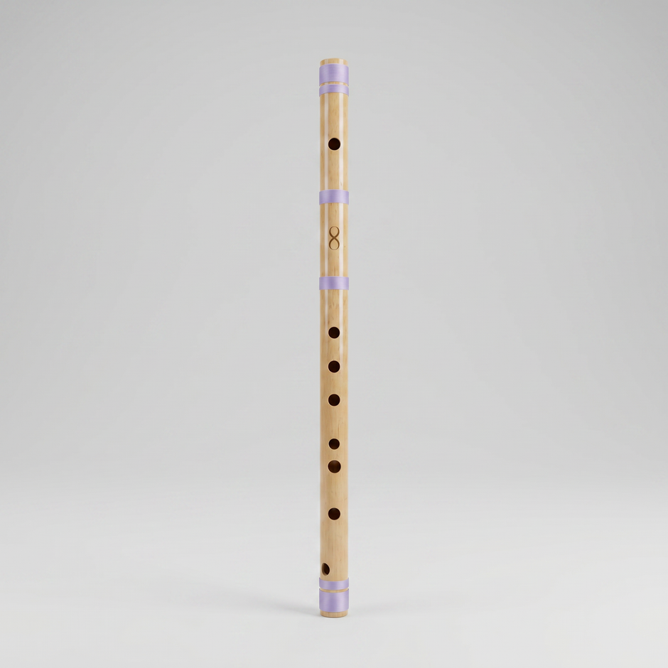 Professional C# Middle Scale Bansuri Flute with Case - 18 Inch