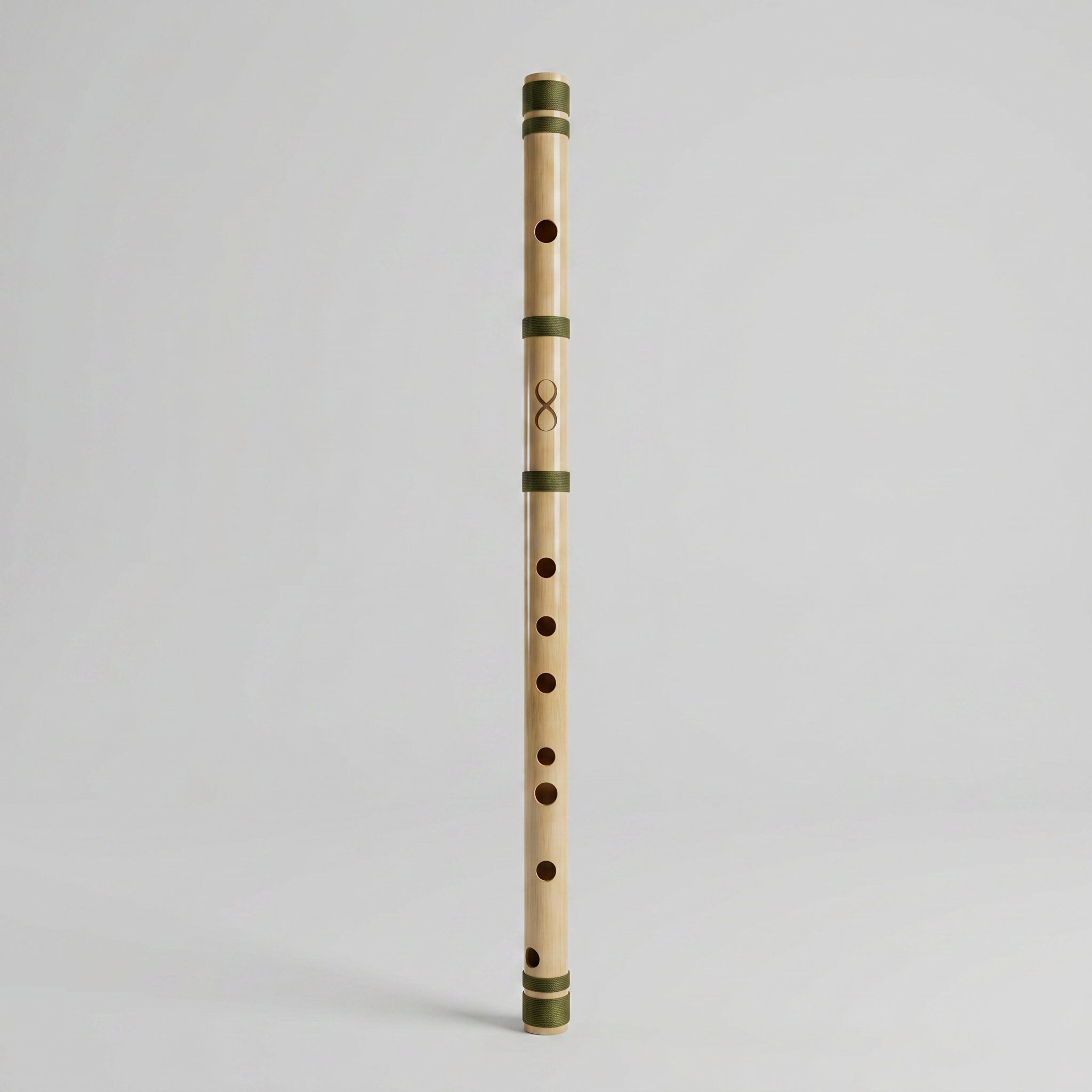 Professional C# Middle Scale Bansuri Flute with Case - 18 Inch