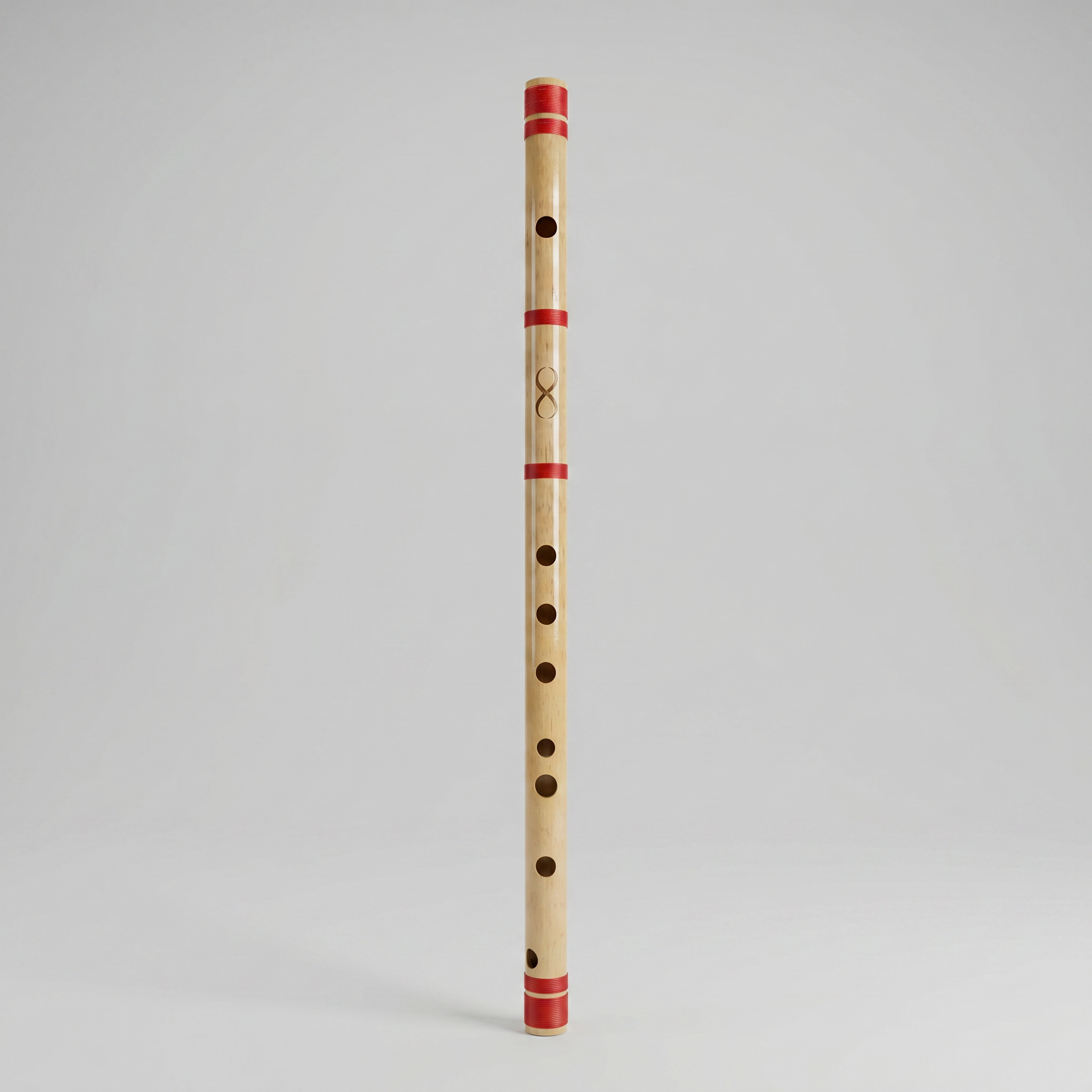 Professional C# Middle Scale Bansuri Flute with Case - 18 Inch