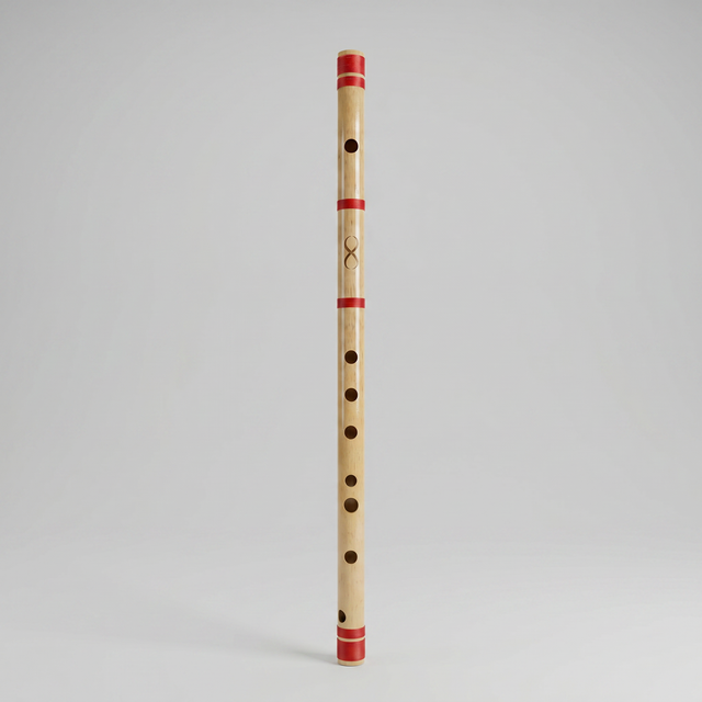 Professional C# Middle Scale Bansuri Flute with Case - 18 Inch
