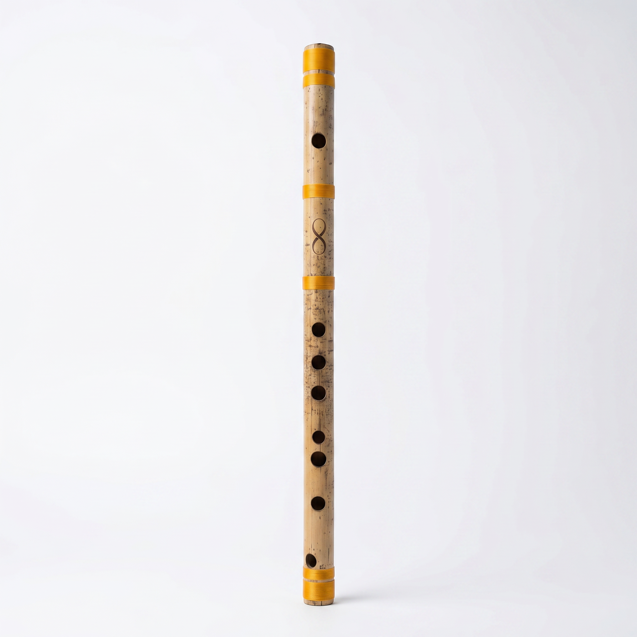 Professional D# Middle Scale Bansuri Flute with Case - 16 Inch